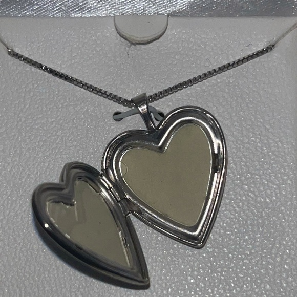 NWT Treasured Moments x Swarovski | Sterling Silver Heart Locket - Picture 4 of 6